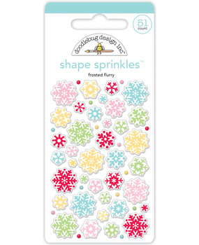 Doodlebug Design Frosted Flurry Shape Sprinkles (7904) (DISCONTINUED)