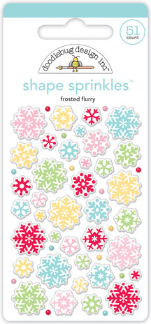 Doodlebug Design Frosted Flurry Shape Sprinkles (7904) (DISCONTINUED) Doodlebug Design Frosted Flurry Shape Sprinkles (7904) (DISCONTINUED)