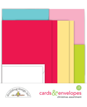 Doodlebug Design Christmas Assortment Cards & Envelopes (7926) (DISCONTINUED)