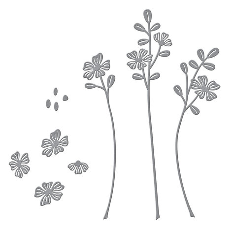 Spellbinders Sealed Blooms Etched Dies (S3-457)