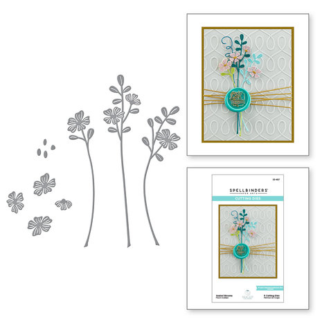 Spellbinders Sealed Blooms Etched Dies (S3-457)