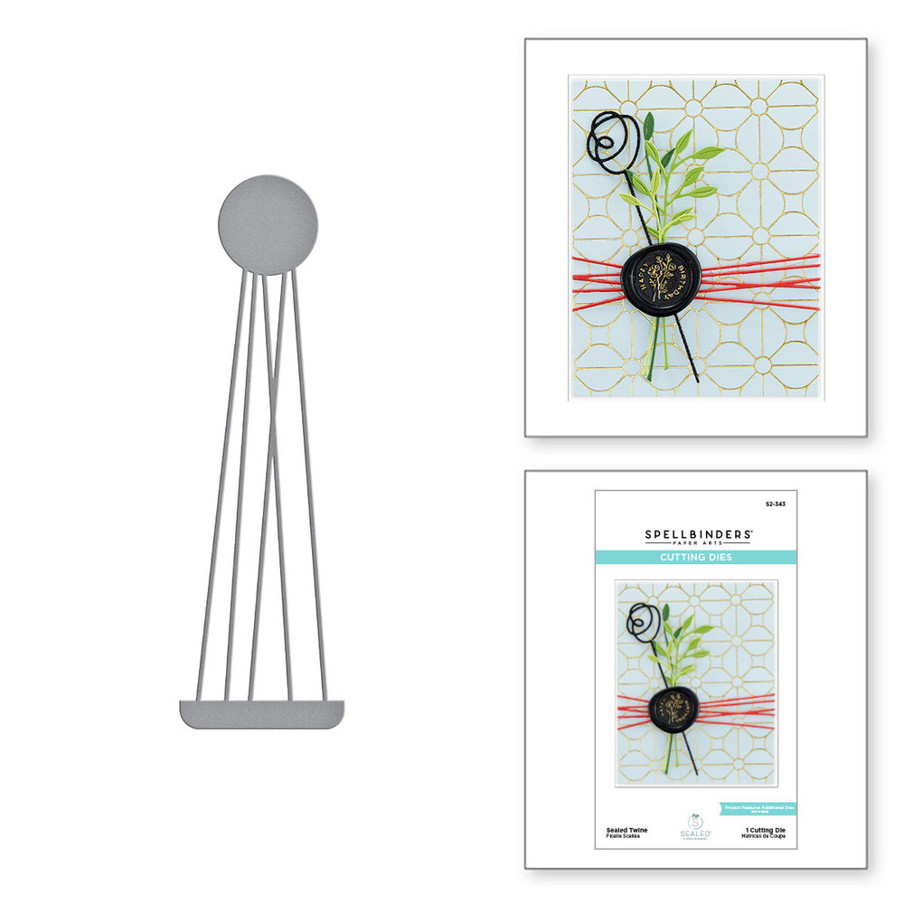 Spellbinders Sealed Twine Etched Dies (S2-343) Spellbinders Sealed Twine Etched Dies (S2-343)
