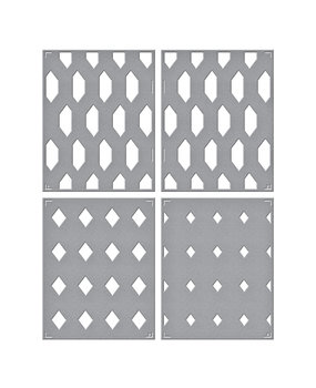 Spellbinders Layered Geometric Diamond Stencils (STN-033) (OUTLET)