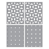 Spellbinders Layered Geometric Flower Stencils (STN-031) (OUTLET)