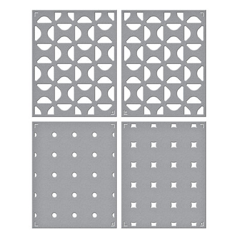 Spellbinders Layered Geometric Flower Stencils (STN-031) (OUTLET) Spellbinders Layered Geometric Flower Stencils (STN-031) (OUTLET)