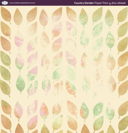 Creative Expressions Helen Colebrook 8x8 Inch Paper Pad Country Garden (CEPP0016) (OUTLET) Creative Expressions Helen Colebrook 8x8 Inch Paper Pad Country Garden (CEPP0016) (OUTLET)