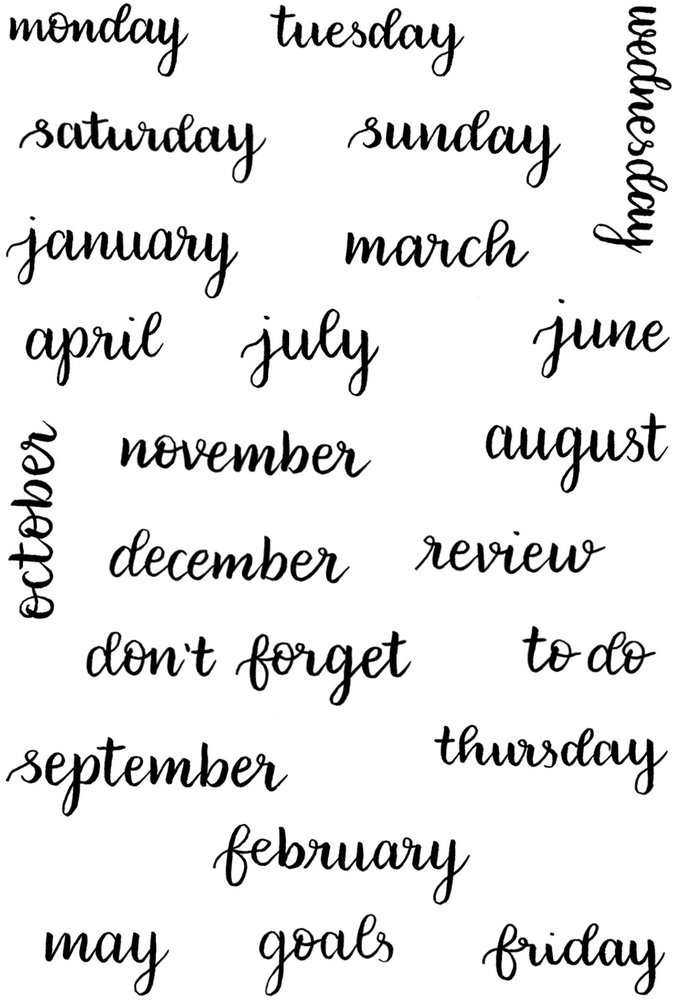 Creative Expressions Helen Colebrook Clear Stamp A6 Planning Essentials (CEC1014) (OUTLET) Creative Expressions Helen Colebrook Clear Stamp A6 Planning Essentials (CEC1014) (OUTLET)