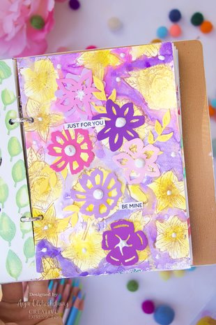 Creative Expressions Helen Colebrook Craft Die Journal Essentials Flower Garden (CEDHC002) (OUTLET)
