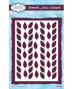 Creative Expressions Helen Colebrook Stencil A5 Leafy Trails (CEST088) (OUTLET)