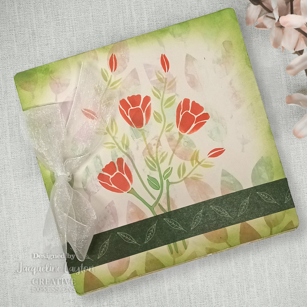 Creative Expressions Helen Colebrook Stencil A5 Star Lily Field (CEST087) (OUTLET)