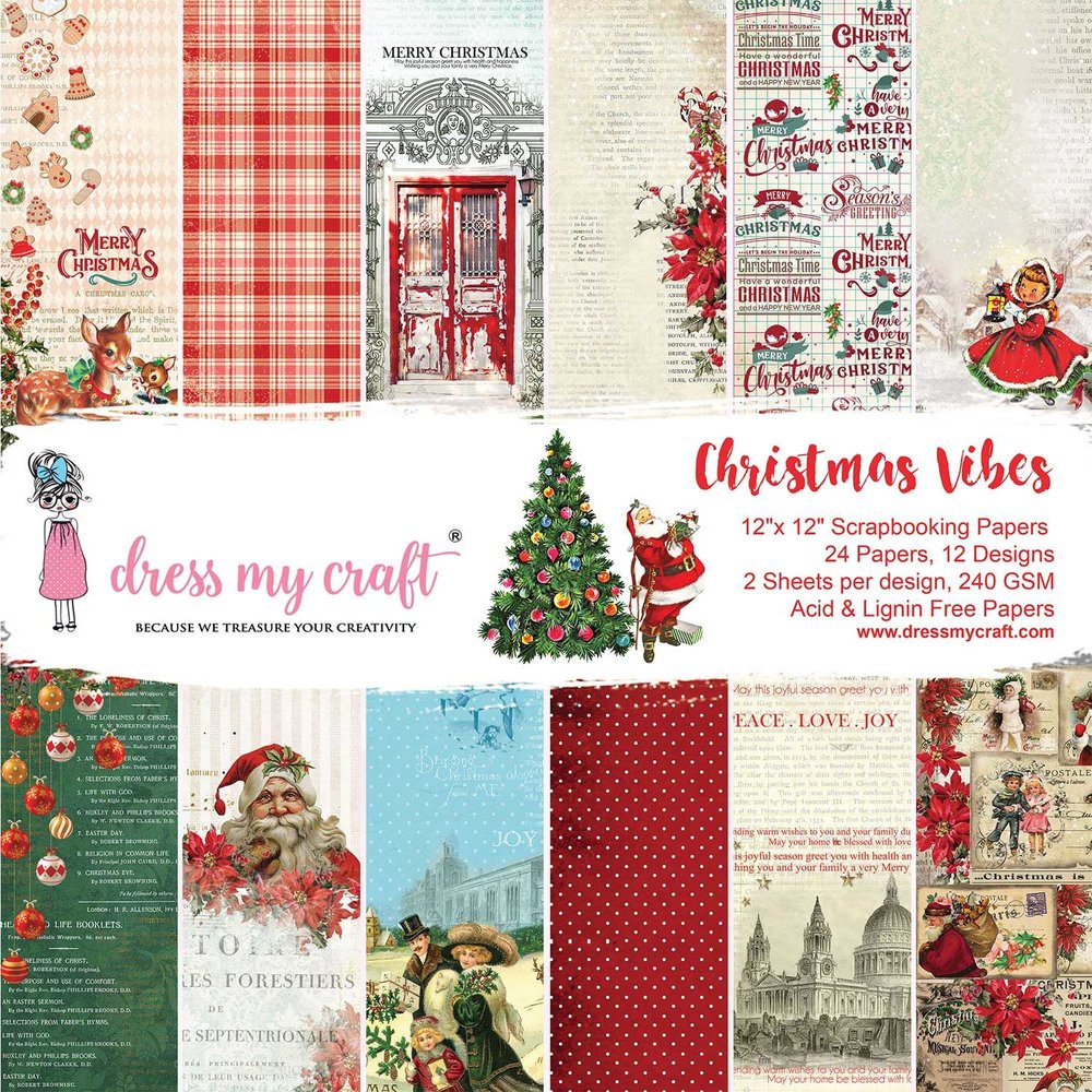 Dress My Craft Christmas Vibes Collection Kit (DMCP5380) (OUTLET) Dress My Craft Christmas Vibes Collection Kit (DMCP5380) (OUTLET)
