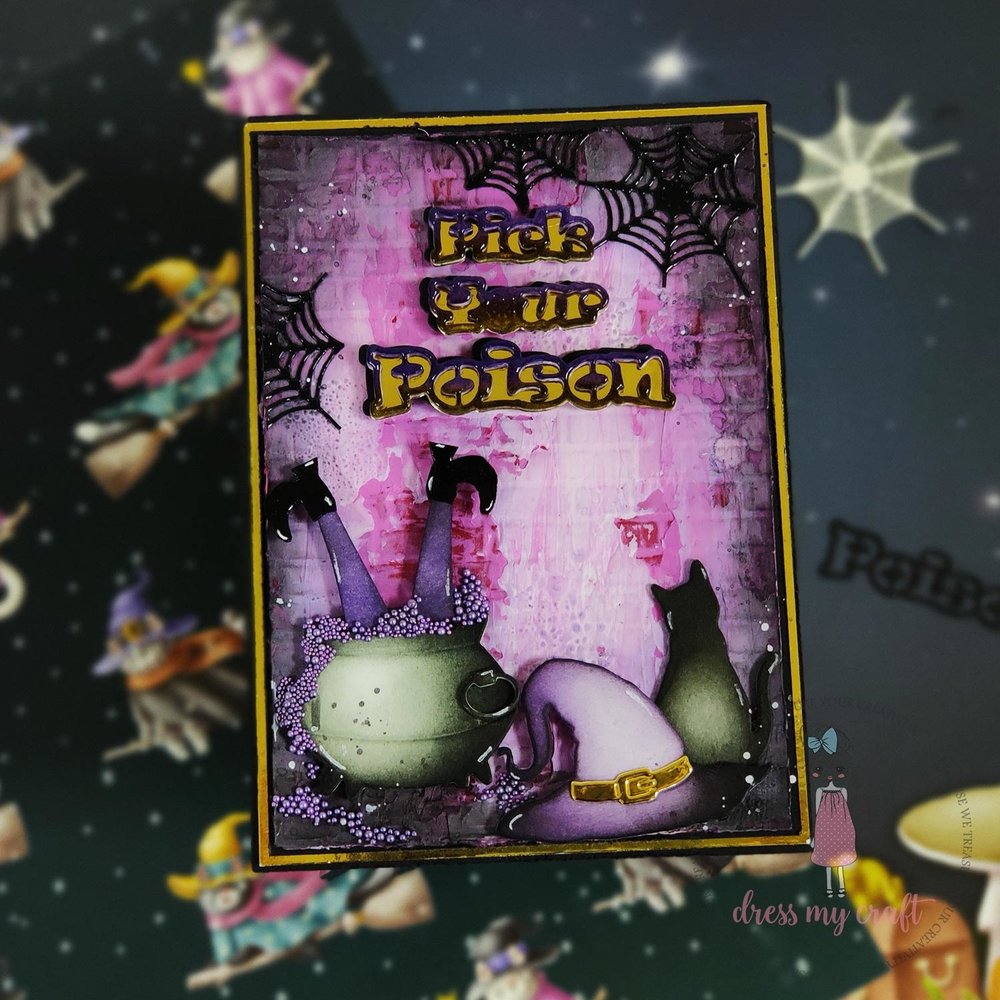 Dress My Craft Cutting Die Basic Designer Halloween Owl & Pot (DMCD6358) (OUTLET) Dress My Craft Cutting Die Basic Designer Halloween Owl & Pot (DMCD6358) (OUTLET)