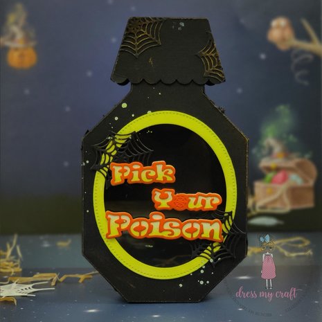 Dress My Craft Cutting Die Basic Designer Halloween Owl & Pot (DMCD6358) (OUTLET) Dress My Craft Cutting Die Basic Designer Halloween Owl & Pot (DMCD6358) (OUTLET)