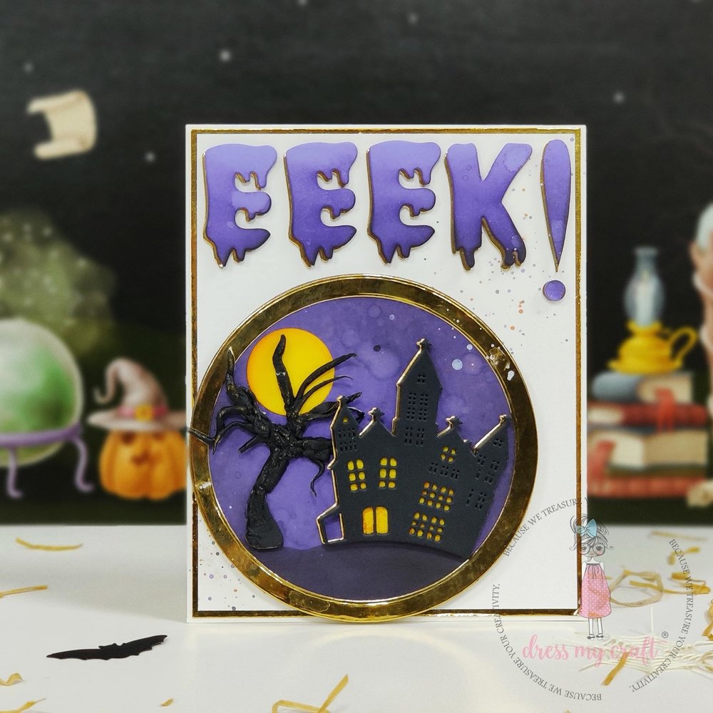 Dress My Craft Cutting Die Basic Designer Happy Halloween (DMCD6369) (OUTLET) Dress My Craft Cutting Die Basic Designer Happy Halloween (DMCD6369) (OUTLET)