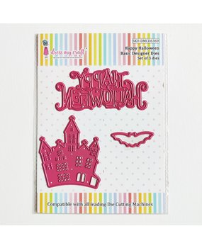 Dress My Craft Cutting Die Basic Designer Happy Halloween (DMCD6369) (OUTLET)