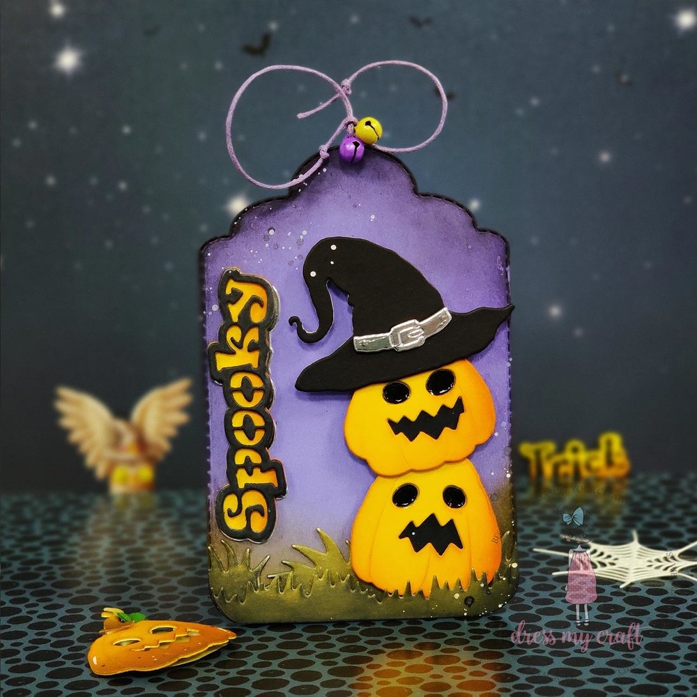 Dress My Craft Cutting Die Basic Designer Spooky Halloween (DMCD6347) (OUTLET) Dress My Craft Cutting Die Basic Designer Spooky Halloween (DMCD6347) (OUTLET)