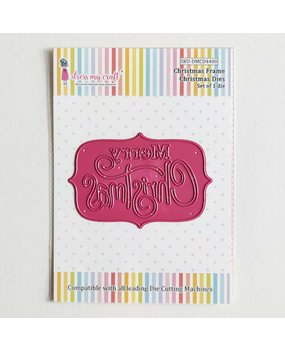 Dress My Craft Cutting Die Christmas Christmas Frame (DMCD4400) (OUTLET)