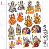 Dress My Craft Transfer Me Indian God Idols (DMCDP6217) (OUTLET)