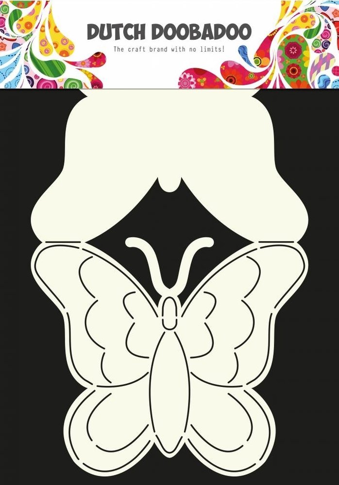 Dutch Doobadoo Dutch Card Art A4 Fold Butterfly (470.713.607) (OUTLET)