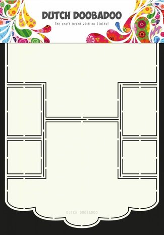 Dutch Doobadoo Dutch Card Art A4 Scallop Edge (470.713.671) (OUTLET)