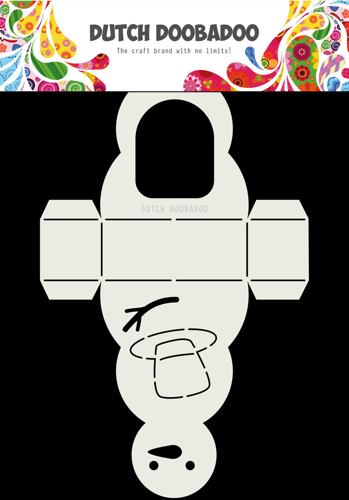 Dutch Doobadoo Dutch Card Art A4 Snowman (470.713.840) (OUTLET)