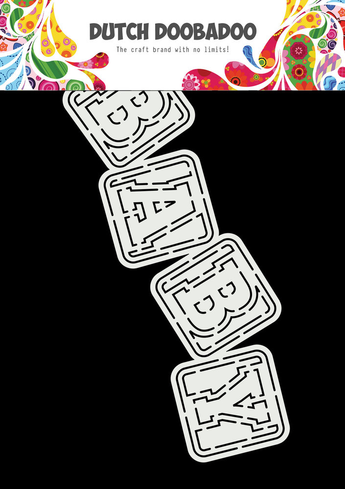 Dutch Doobadoo Dutch Card Art A5 Baby Blocks (470.784.047) (OUTLET)
