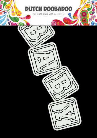 Dutch Doobadoo Dutch Card Art A5 Baby Blocks (470.784.047) (OUTLET)