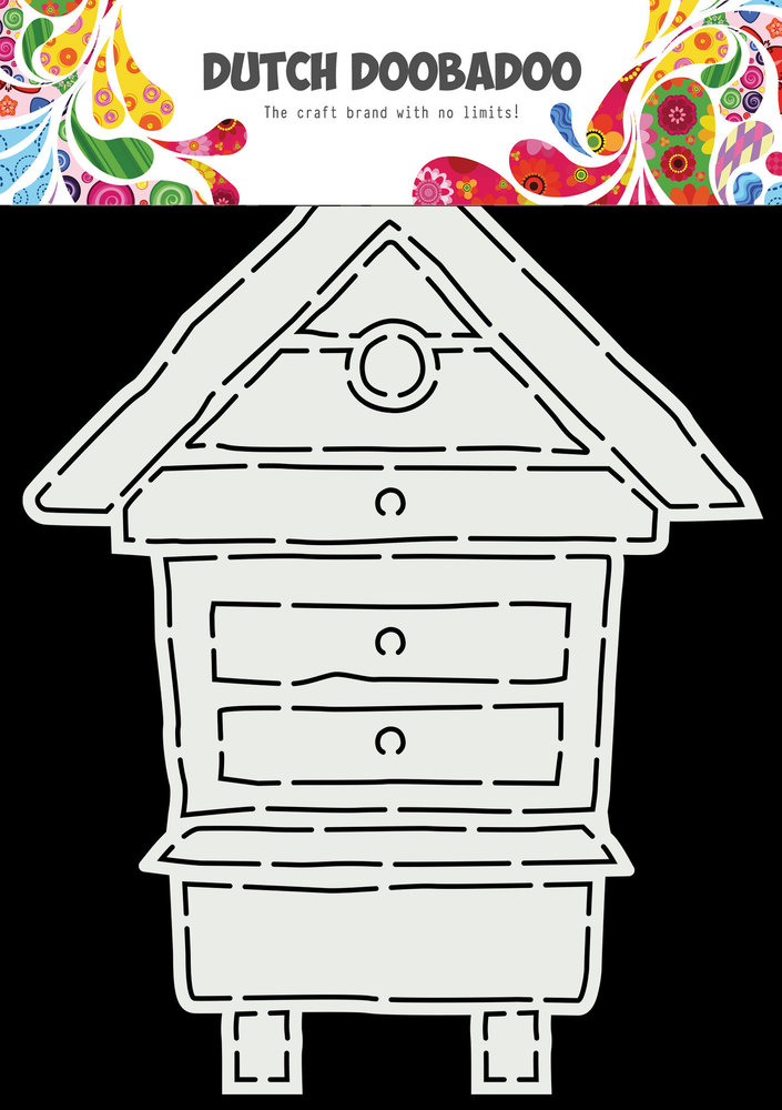 Dutch Doobadoo Dutch Card Art A5 Bee House (470.784.116) (OUTLET)