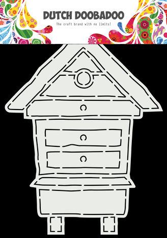 Dutch Doobadoo Dutch Card Art A5 Bee House (470.784.116) (OUTLET)