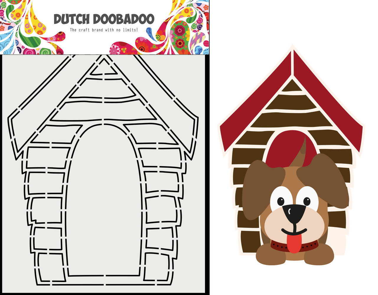 Dutch Doobadoo Dutch Card Art Build Up A5 Doghouse (470.713.868) (OUTLET)