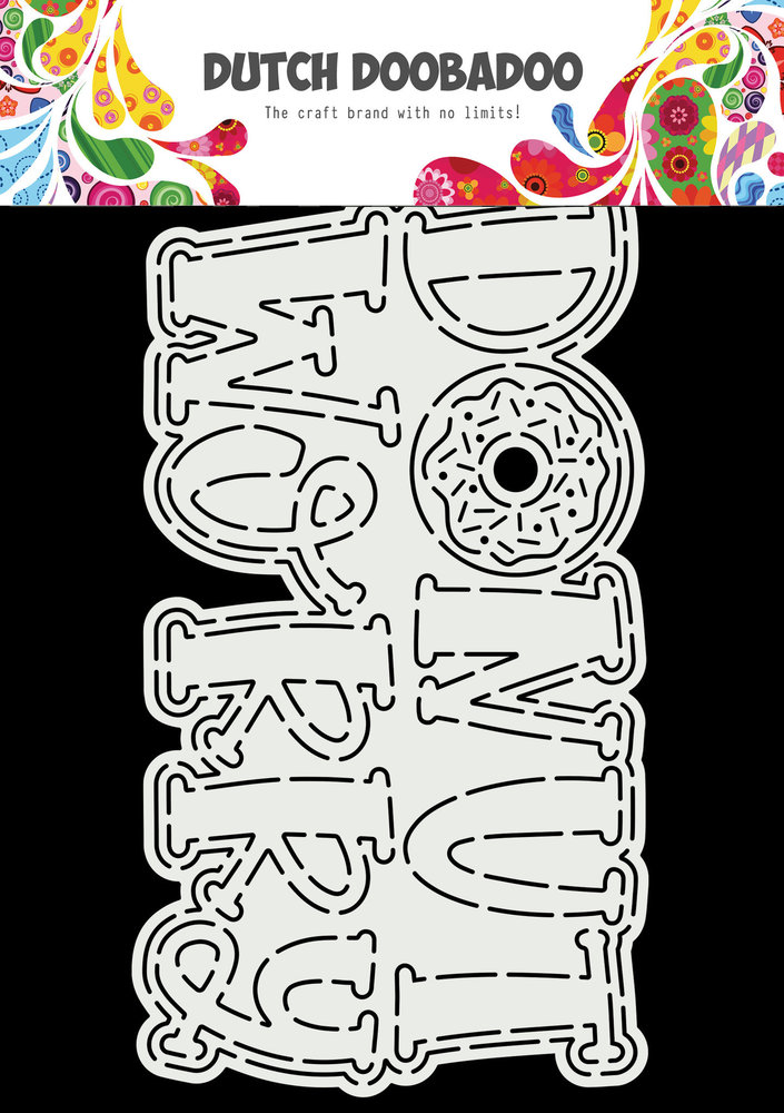 Dutch Doobadoo Dutch Card Art A5 Donut Worry (470.784.165) (OUTLET)
