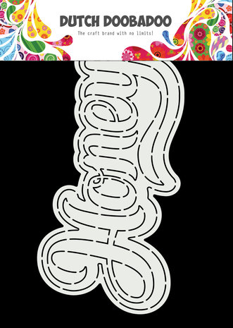 Dutch Doobadoo Dutch Card Art A5 Honey Text (470.784.114) (OUTLET)