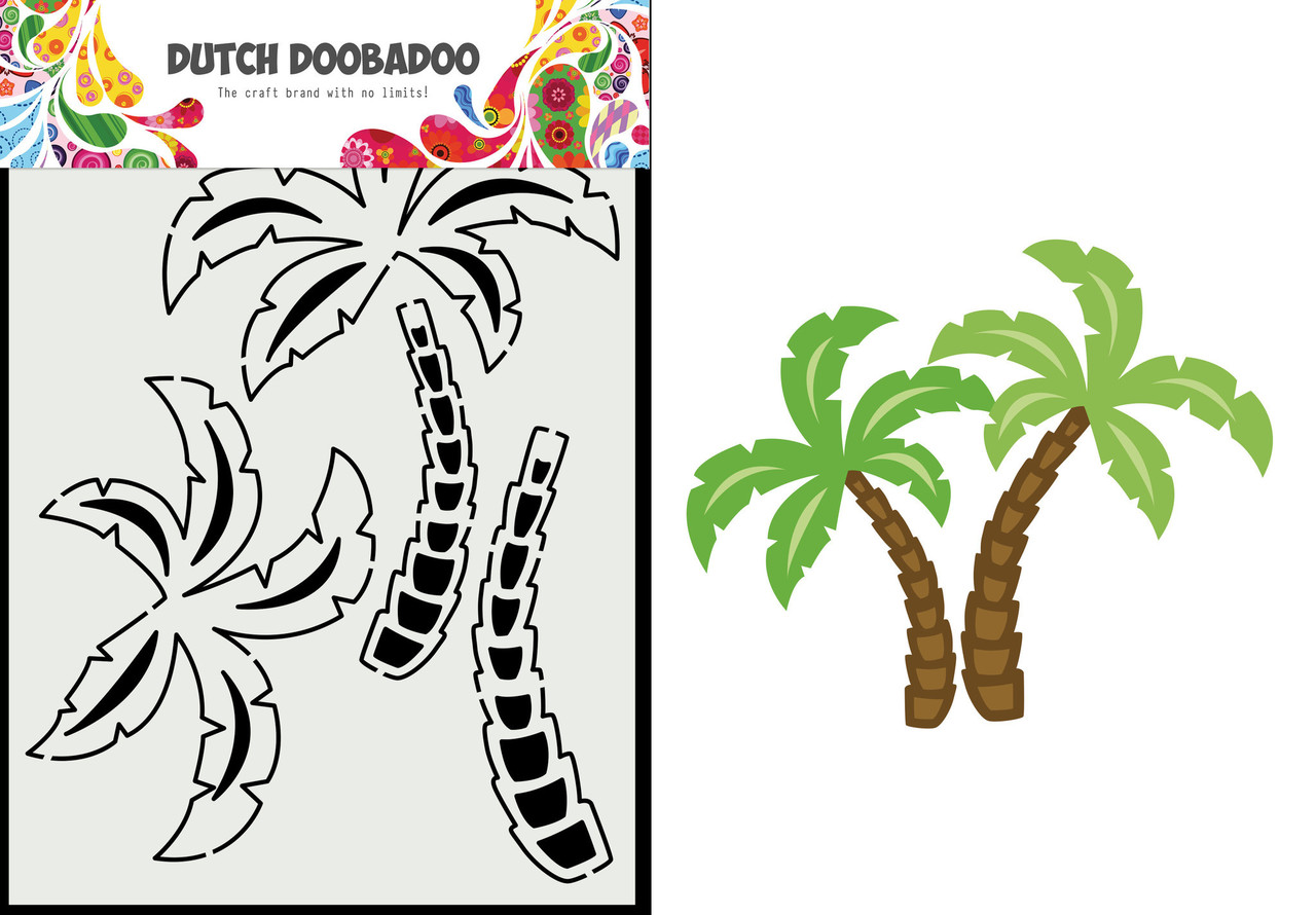 Dutch Doobadoo Dutch Card Art Build Up A5 Palm Tree (470.713.879) (DISCONTINUED)