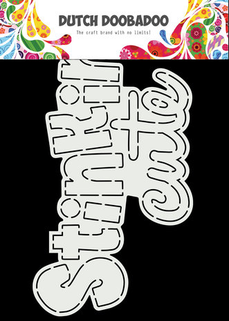 Dutch Doobadoo Dutch Card Art A5 Stinkin Cute Text (470.784.123) (OUTLET)