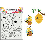 Dutch Doobadoo Dutch Card Art Build Up A5 Bee (470.784.115) (DISCONTINUED)