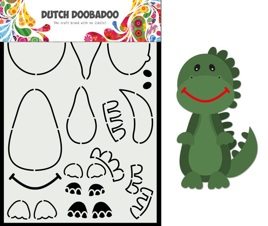 Dutch Doobadoo Dutch Card Art Build Up A5 Dino (470.784.014) (OUTLET)