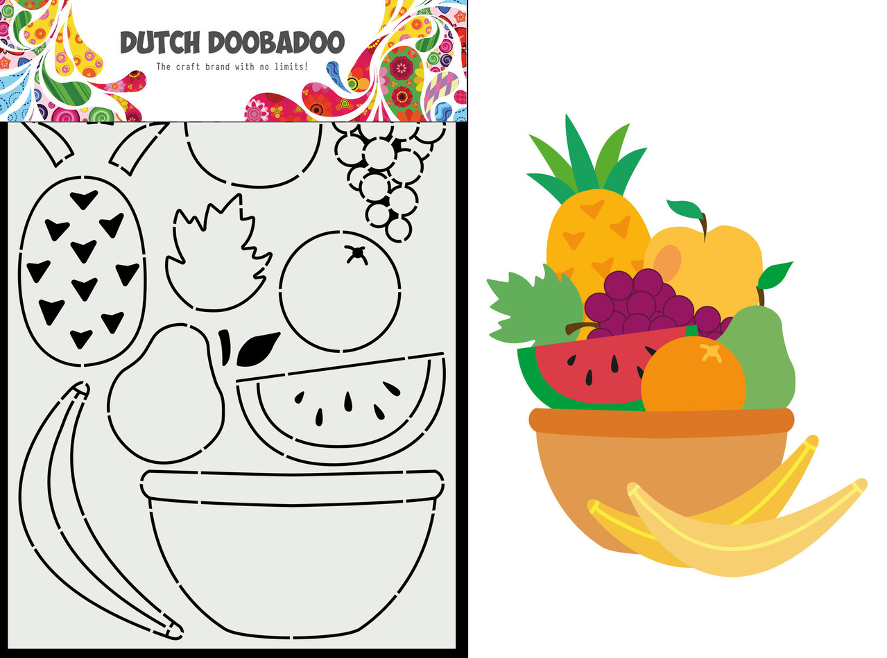 Dutch Doobadoo Dutch Card Art Build Up A5 Fruit Basket (470.784.137) (OUTLET)