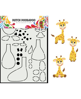 Dutch Doobadoo Dutch Card Art Build Up A5 Giraffe (470.713.864) (DISCONTINUED)