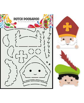 Dutch Doobadoo Dutch Card Art Build Up A5 Gluur Sint & Piet (470.784.176) (DISCONTINUED)