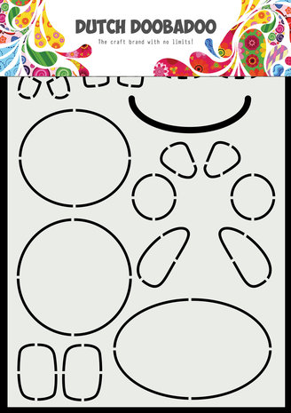 Dutch Doobadoo Dutch Card Art Build Up A5 Hippo (470.784.110) (OUTLET)