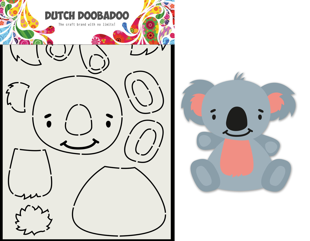 Dutch Doobadoo Dutch Card Art Build Up A5 Koala (470.713.837) (OUTLET)