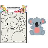 Dutch Doobadoo Dutch Card Art Build Up A5 Koala (470.713.837) (DISCONTINUED)