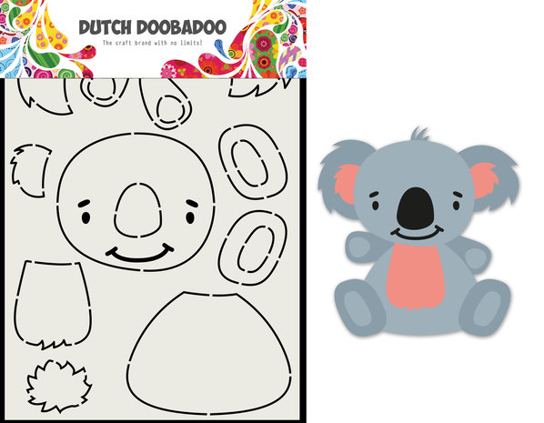 Dutch Doobadoo Dutch Card Art Build Up A5 Koala (470.713.837) (OUTLET)