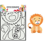 Dutch Doobadoo Dutch Card Art Build Up A5 Lion (470.713.881) (DISCONTINUED)