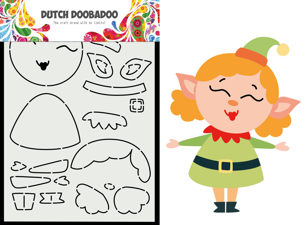 Dutch Doobadoo Dutch Card Art Build Up A5 Little Elf (470.784.181) (OUTLET)
