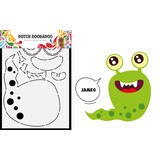 Dutch Doobadoo Dutch Card Art Build Up A5 Monster James (470.784.150) (DISCONTINUED)