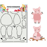 Dutch Doobadoo Dutch Card Art Build Up A5 Pig (470.713.858) (DISCONTINUED)