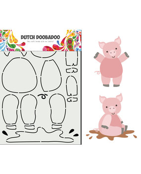 Dutch Doobadoo Dutch Card Art Build Up A5 Pig (470.713.858) (DISCONTINUED)