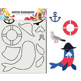 Dutch Doobadoo Dutch Card Art Build Up A5 Sea L:ion (470.713.849) (DISCONTINUED)