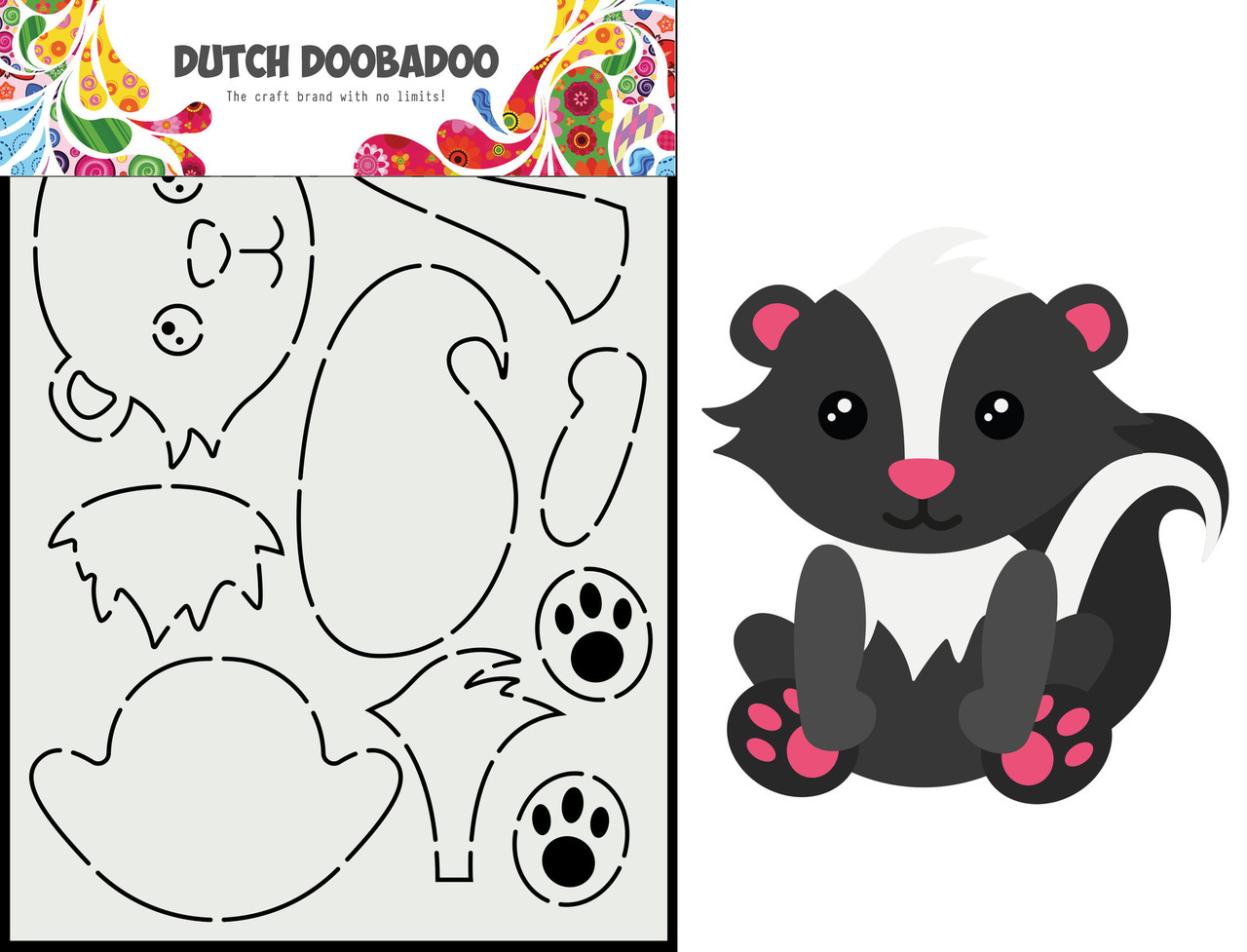 Dutch Doobadoo Dutch Card Art Build Up A5 Skunk (470.784.119) (OUTLET)